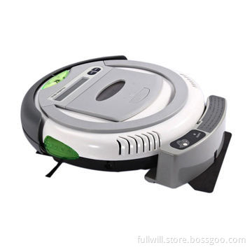 Home Vacuum Cleaner with 20 to 25W Unit Power Consumption and Built-in Cliff Avoidance Sensors